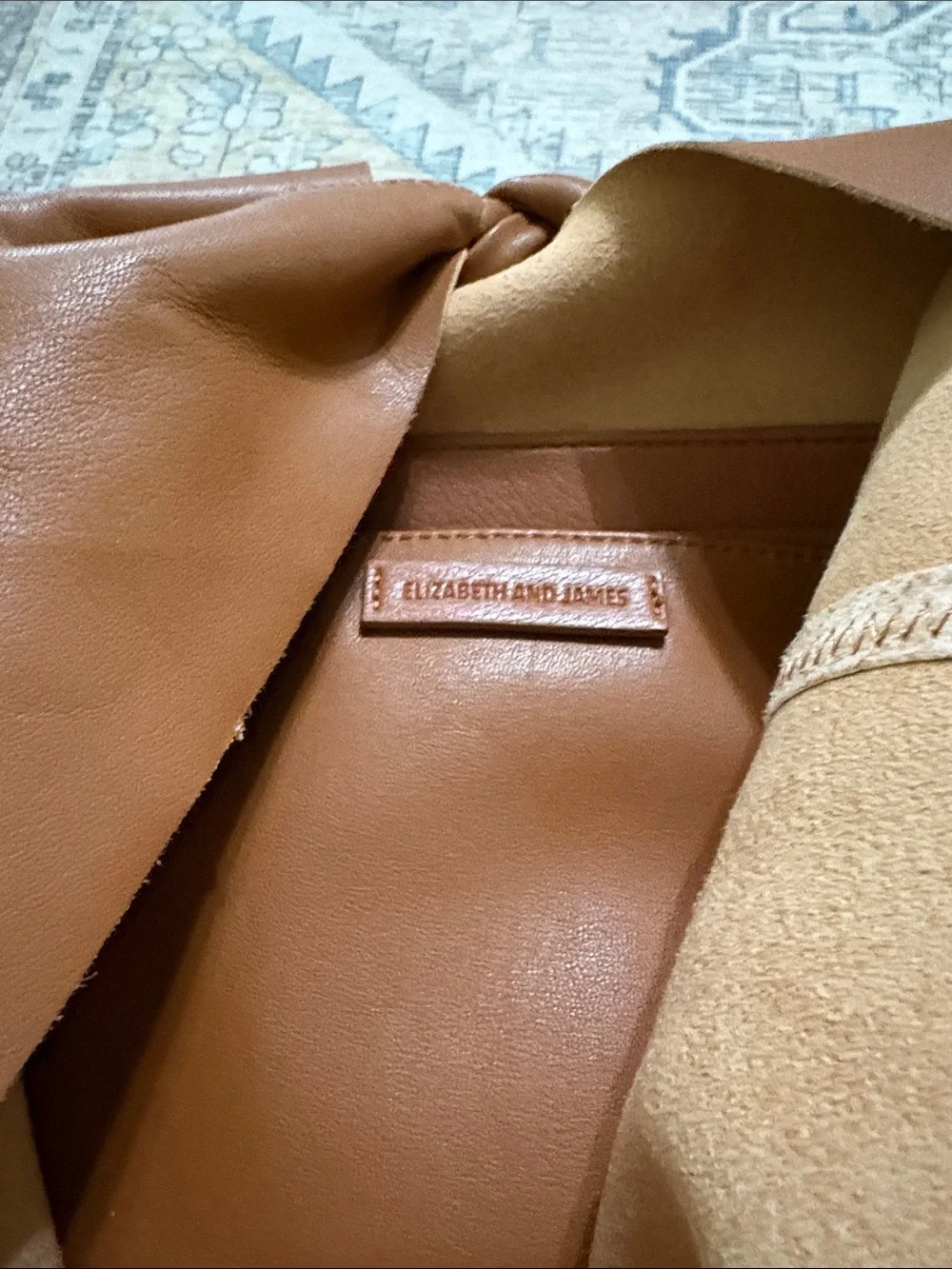 Elizabeth and James vegan knotted hobo bag